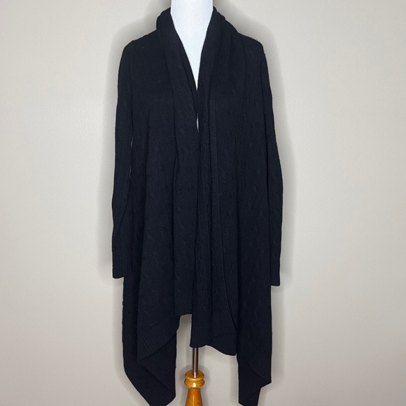Ralph Lauren womens open front duster cardigan sweater cable knit size M/L. - Picture 1 of 5